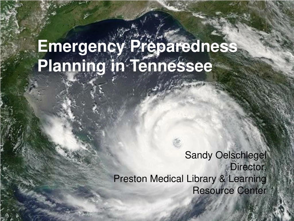 emergency preparedness planning in tennessee