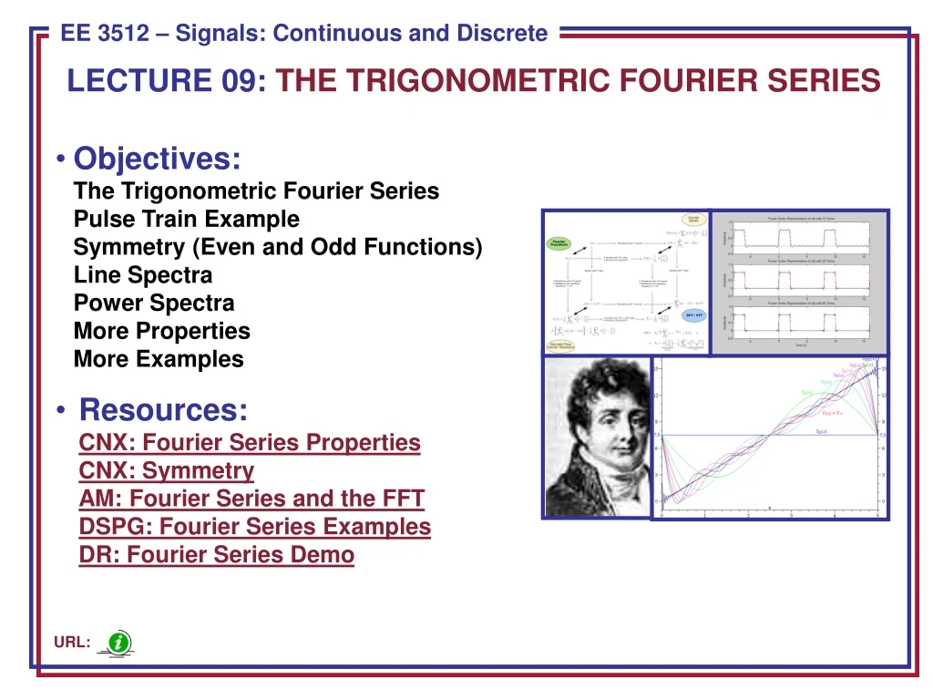 lecture 09 the trigonometric fourier series