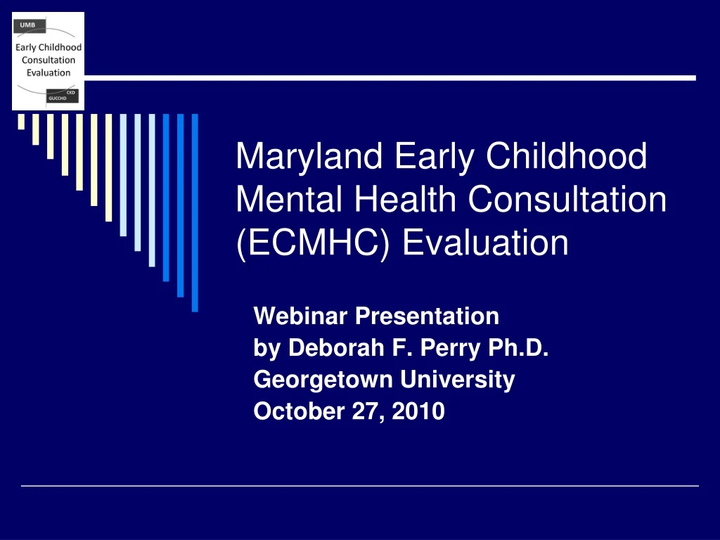maryland early childhood mental health consultation ecmhc evaluation