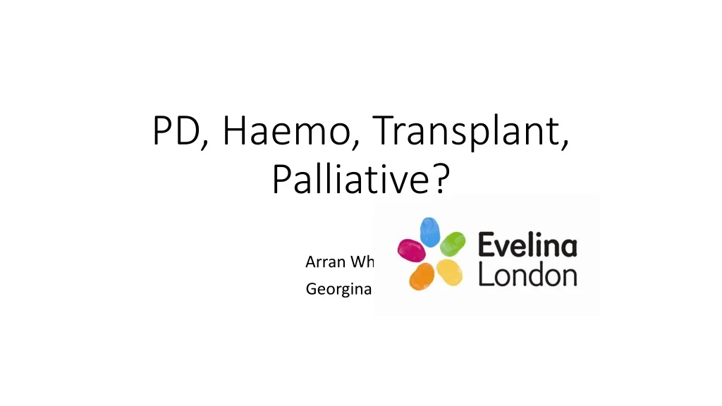 pd haemo transplant palliative