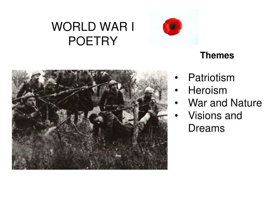 world war i poetry