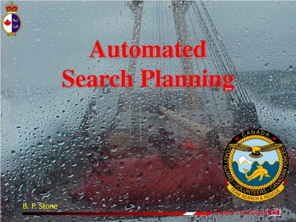 Automated  Search Planning