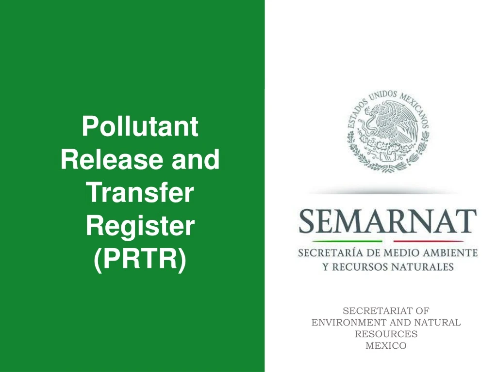pollutant release and transfer register prtr