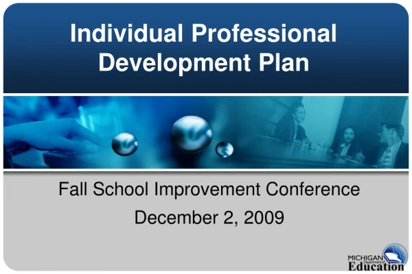 Individual Professional Development Plan