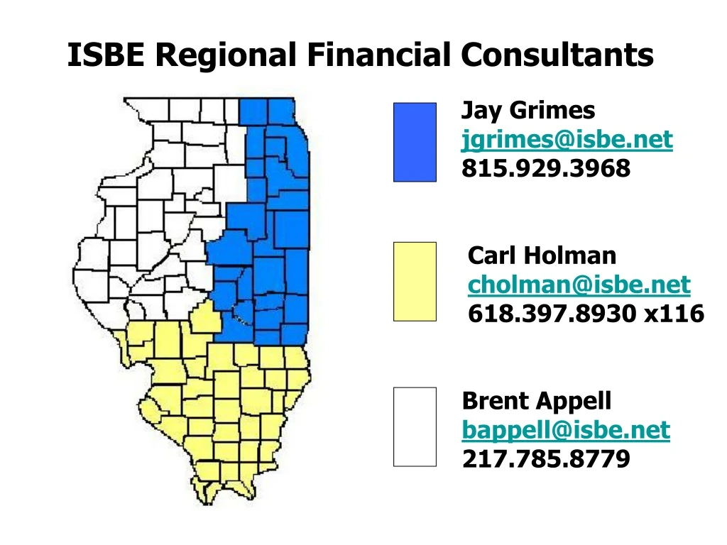 isbe regional financial consultants