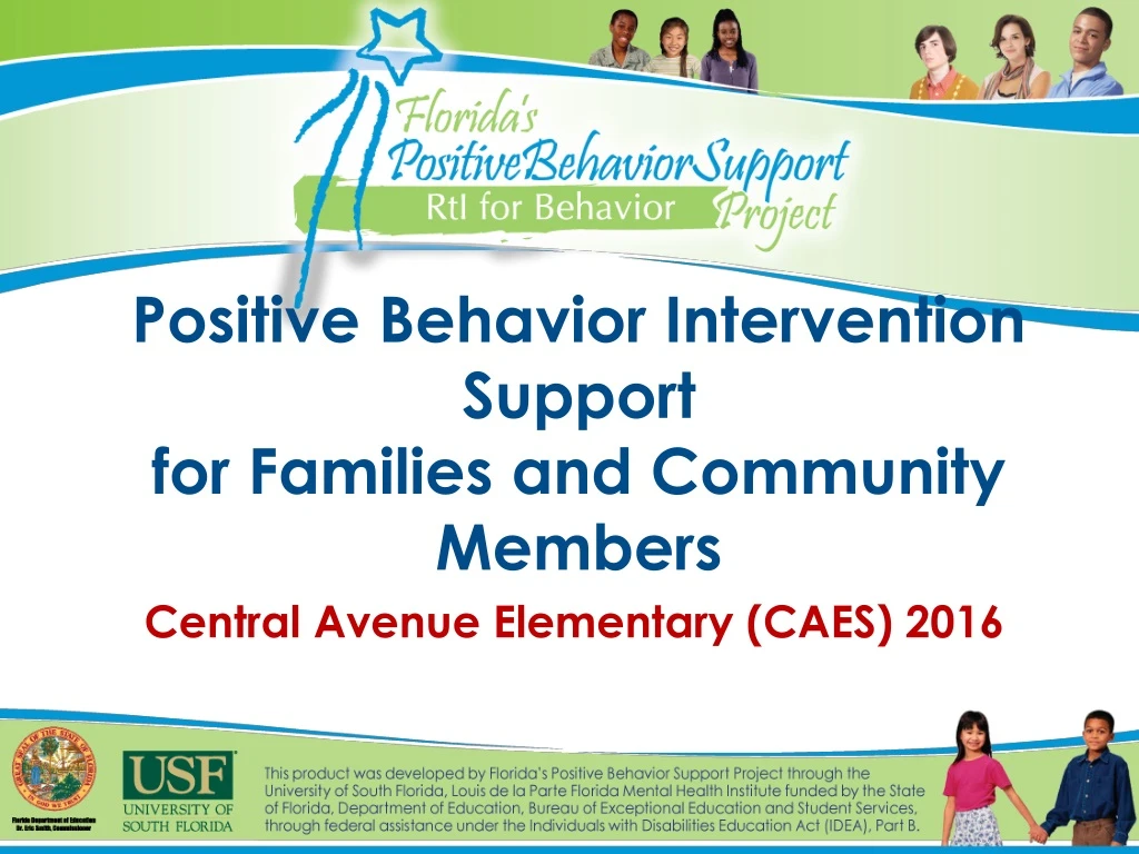 positive behavior intervention support for families and community members