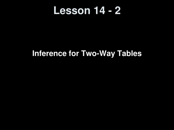 Lesson 14 - 2