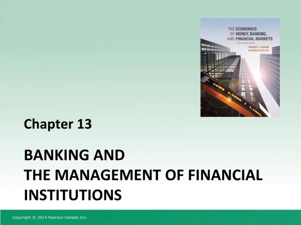 Banking and  the Management of Financial Institutions