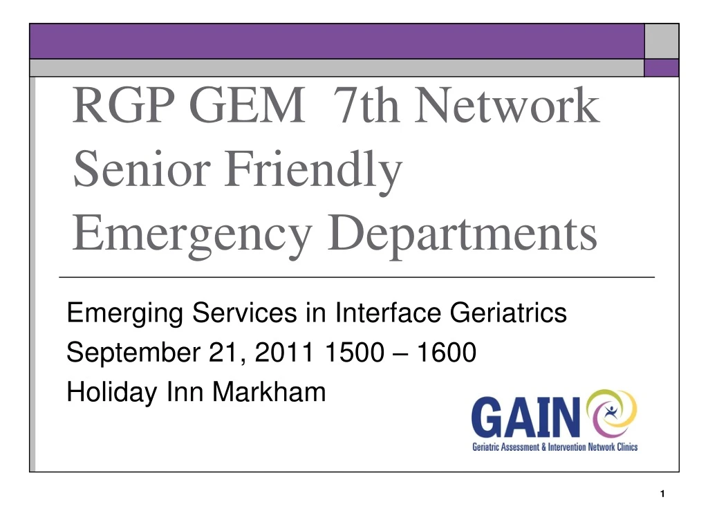 rgp gem 7th network senior friendly emergency departments