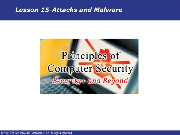 Lesson 15-Attacks and Malware