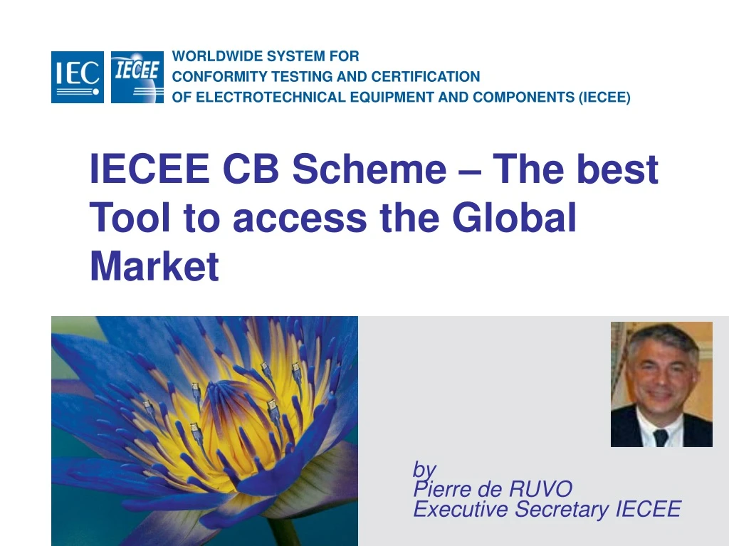 iecee cb scheme the best tool to access the global market