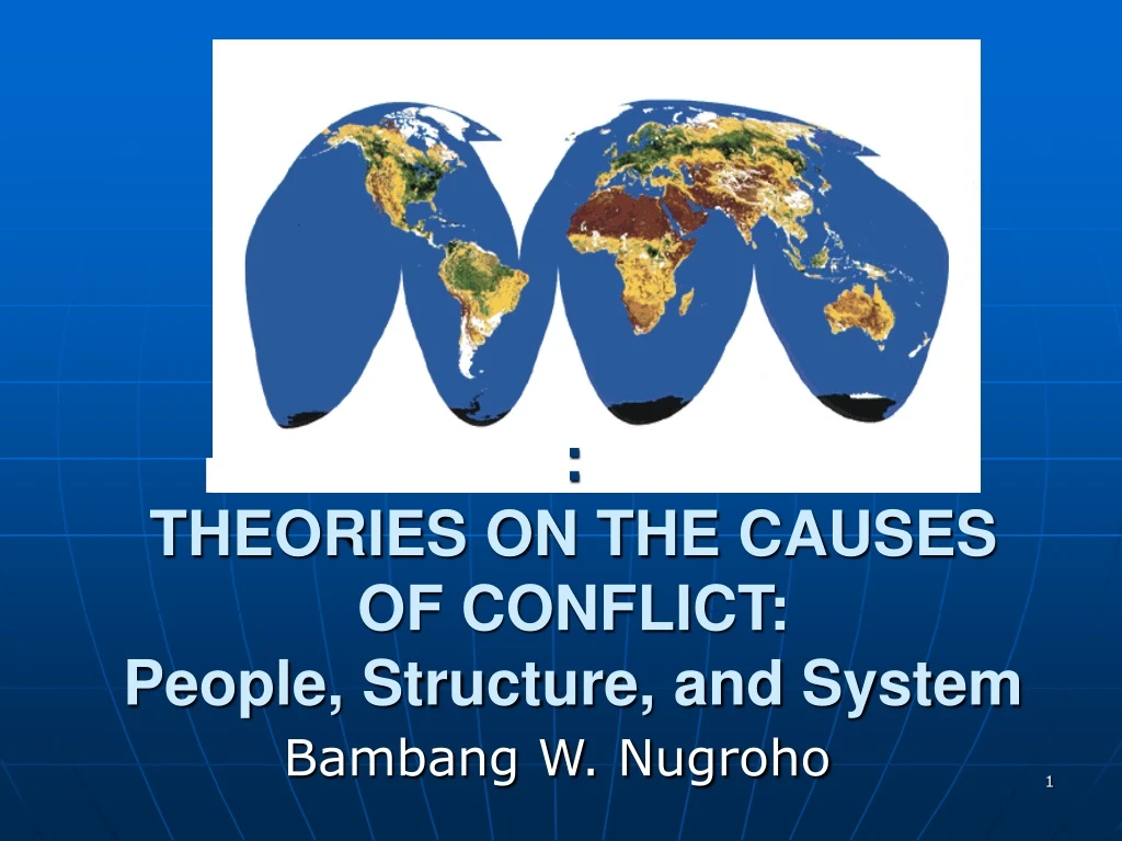 theories on the causes of conflict people