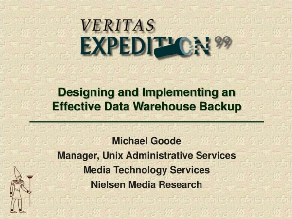 Designing and Implementing an Effective Data Warehouse Backup