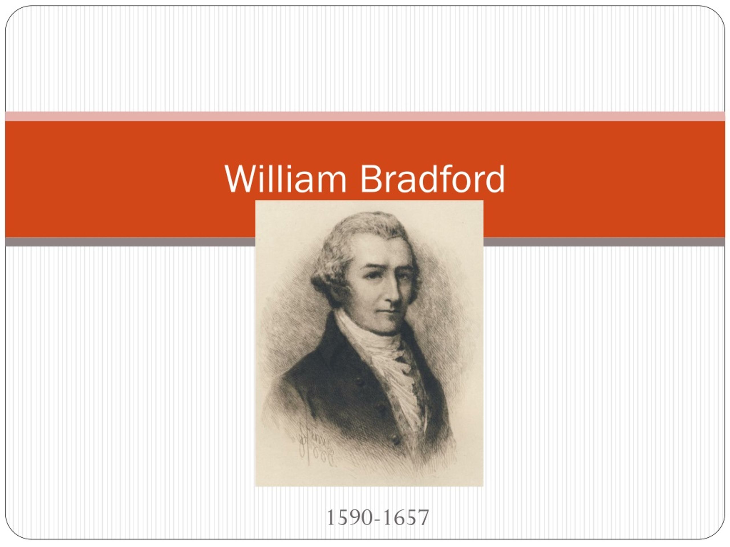 William Bradford: A Key Figure in American Democracy - slide 1