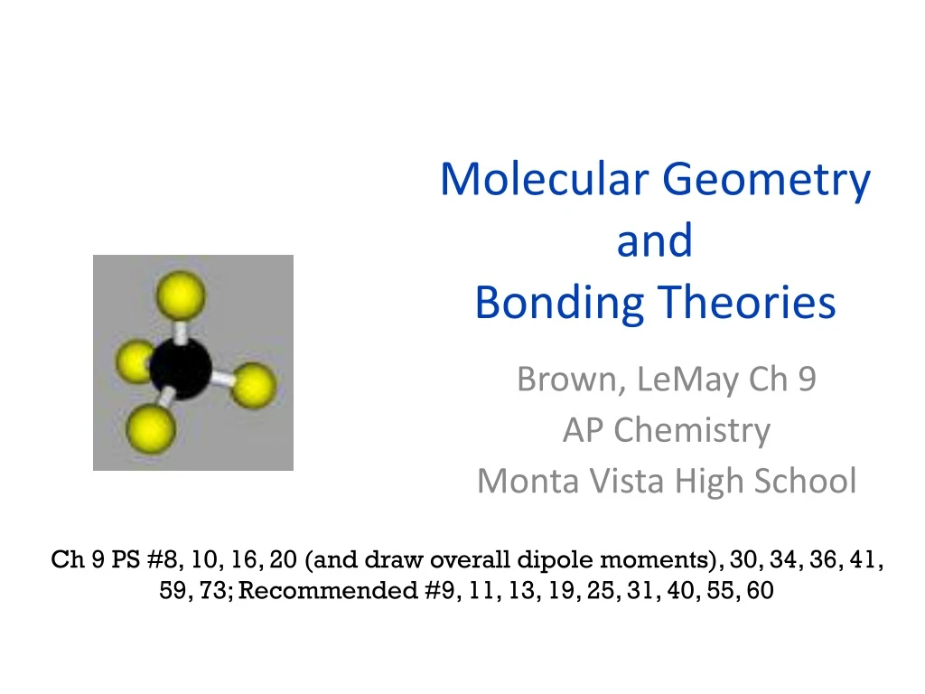 molecular geometry and bonding theories