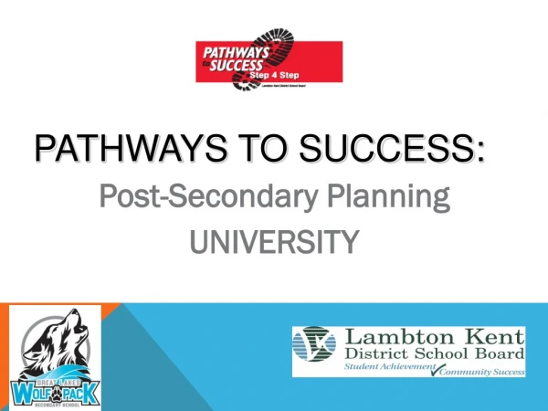 Pathways To Success: