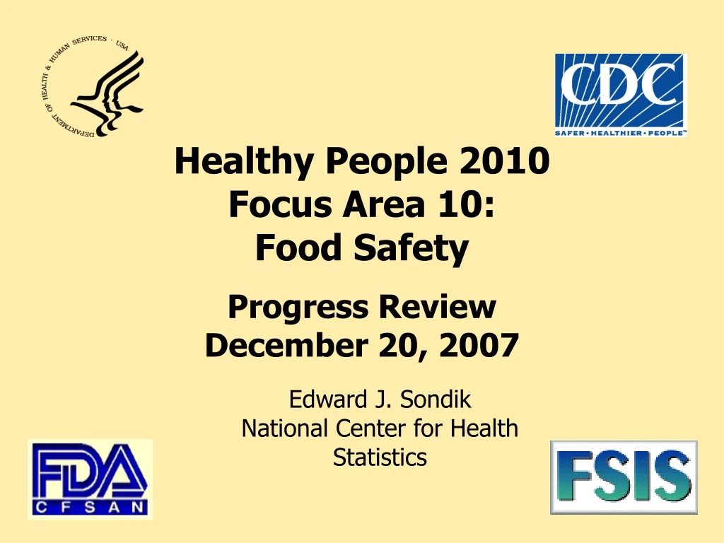 healthy people 2010 focus area 10 food safety