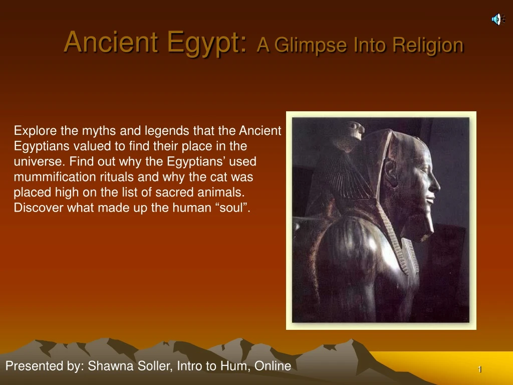 ancient egypt a glimpse into religion