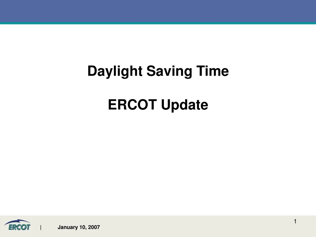 daylight saving time ercot update