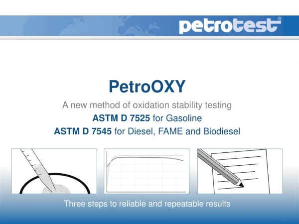 A new method of oxidation stability testing ASTM D 7525  for Gasoline