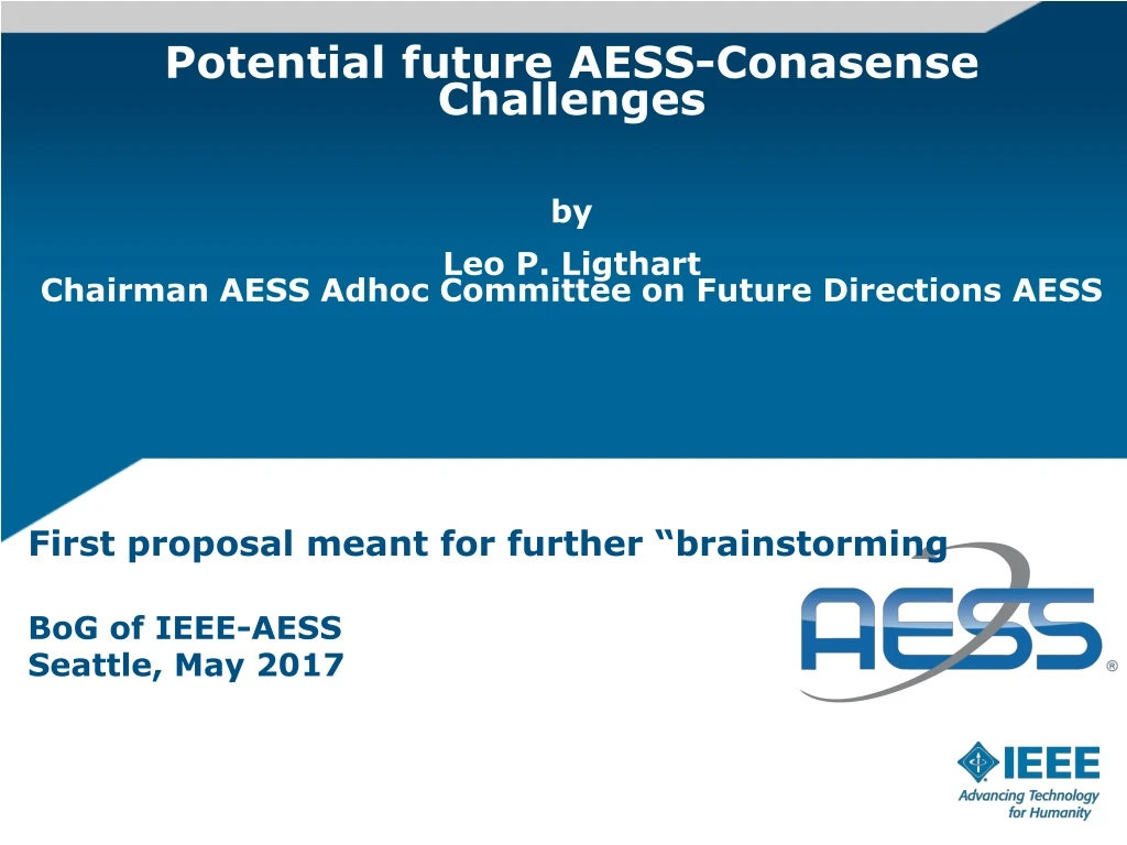 potential future aess conasense challenges