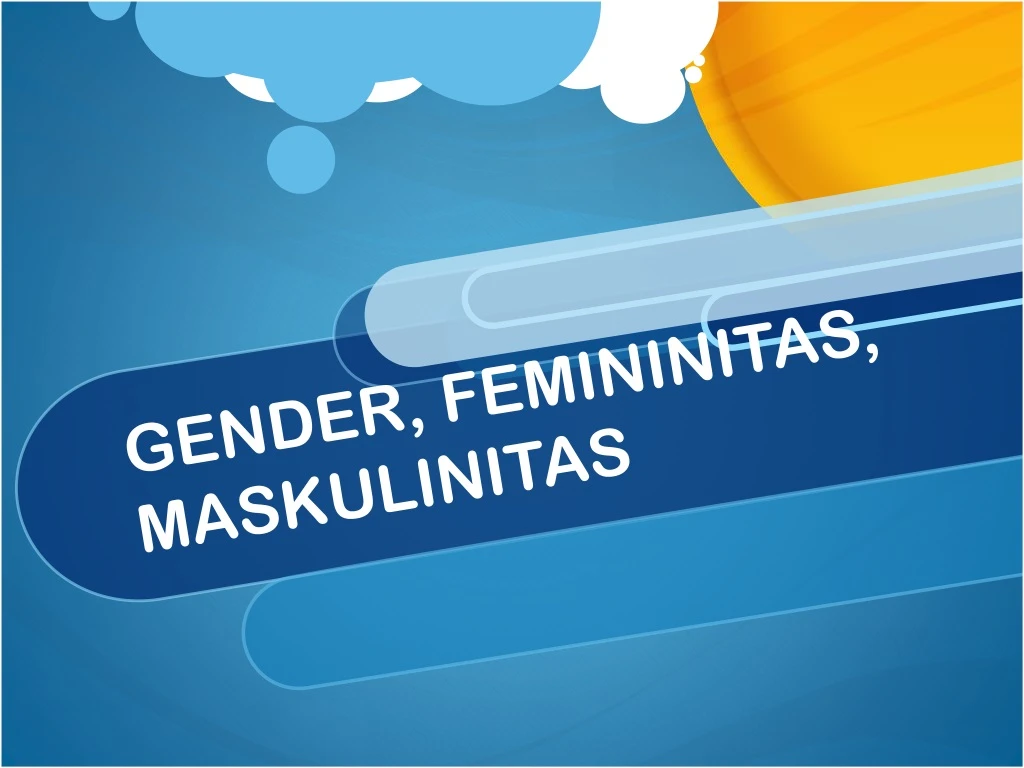 gender femininitas maskulinitas