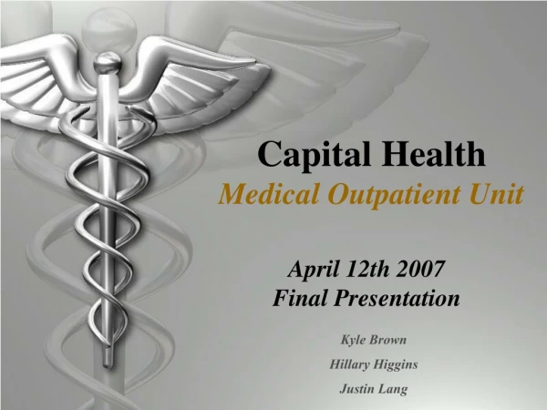 Capital Health Medical Outpatient Unit
