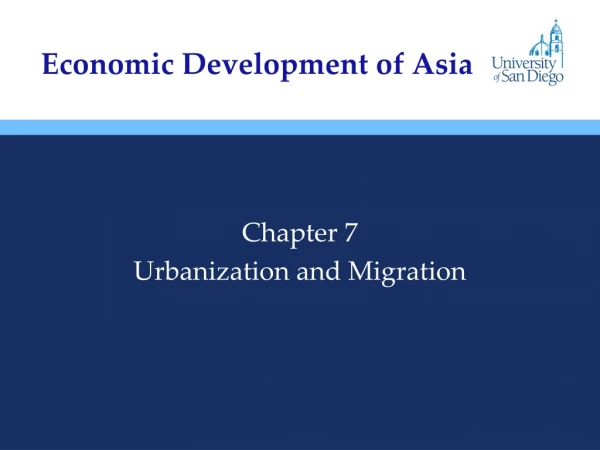 Chapter 7 Urbanization and Migration