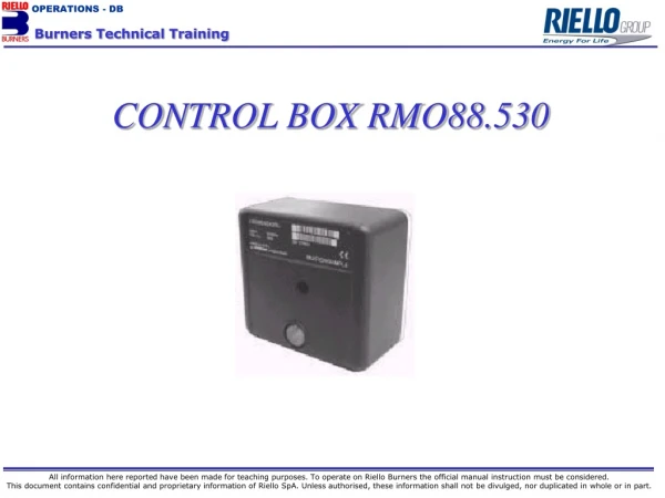 CONTROL BOX RMO88.530