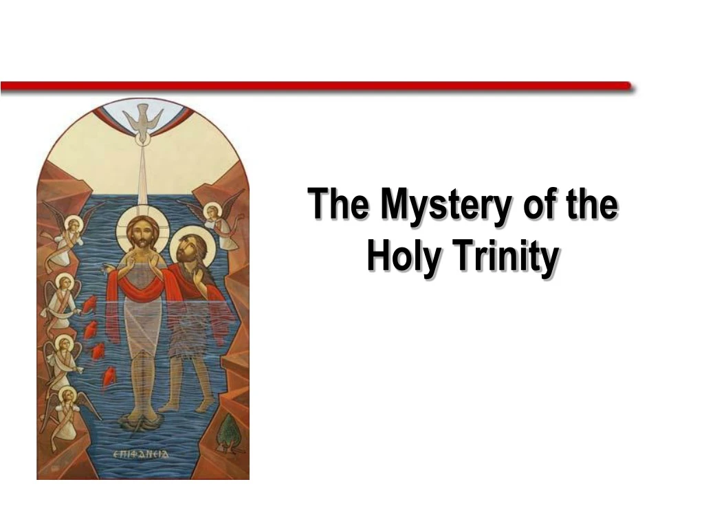 the mystery of the holy trinity