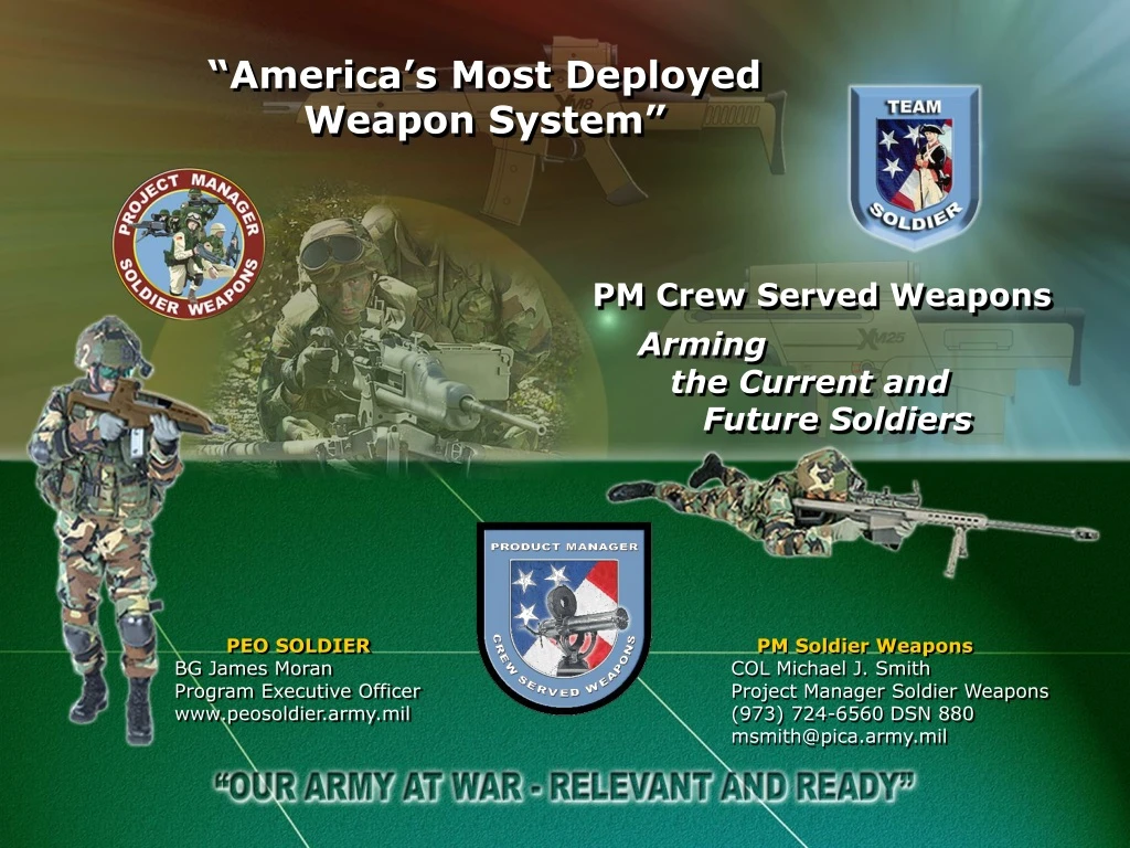 america s most deployed weapon system