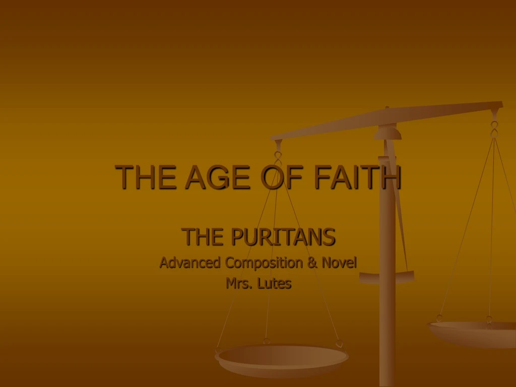 the age of faith