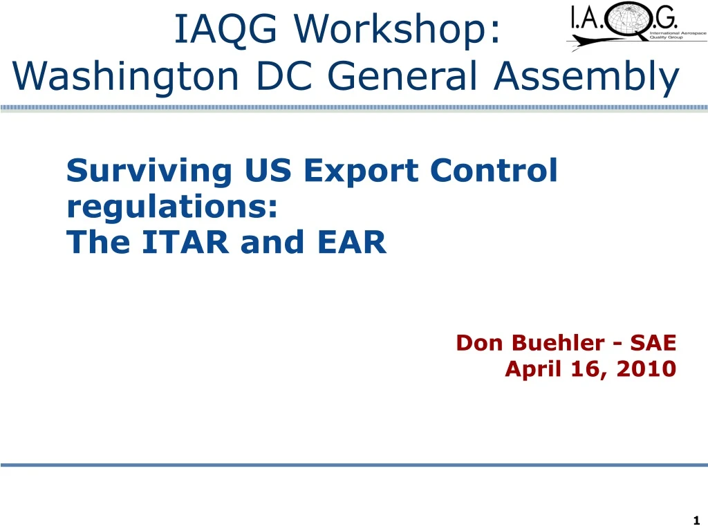 surviving us export control regulations the itar and ear