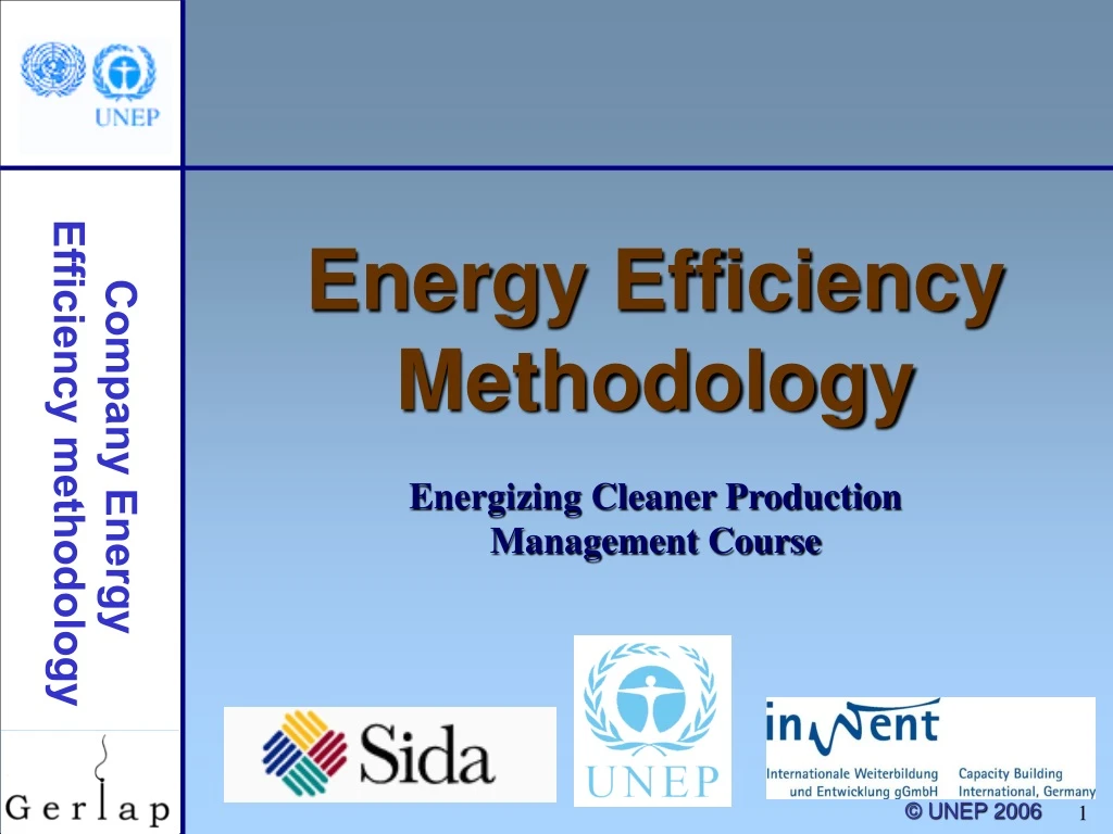 energy efficiency methodology energizing cleaner