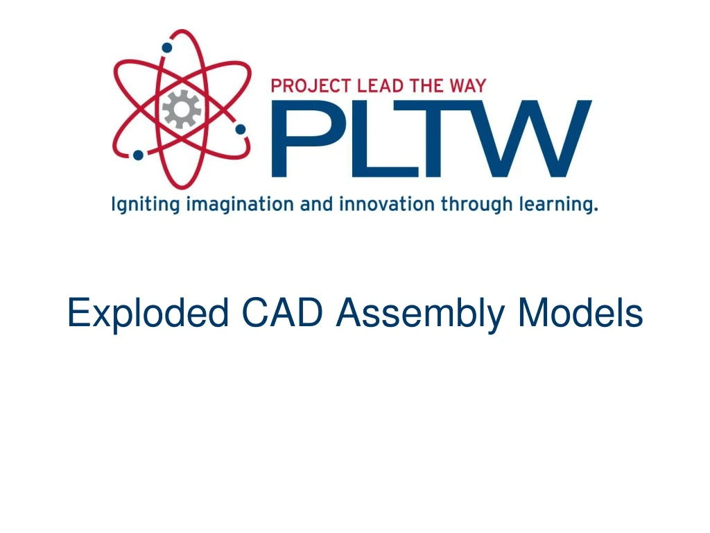 exploded cad assembly models