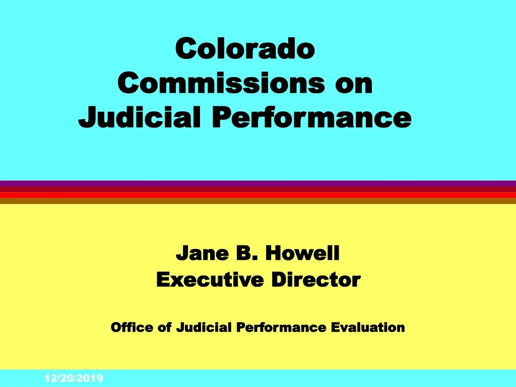 colorado commissions on judicial performance