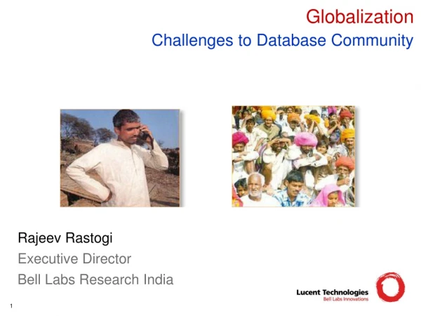 Globalization  Challenges to Database Community