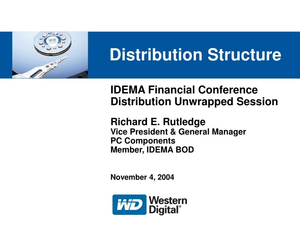 idema financial conference distribution unwrapped