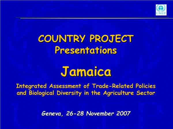 COUNTRY PROJECT Presentations Jamaica