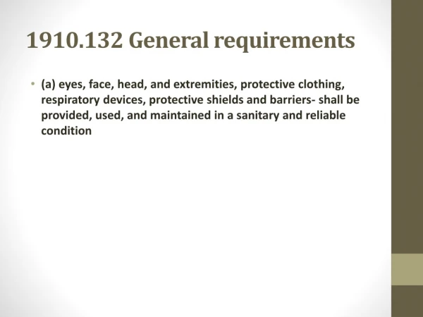 1910.132 General requirements