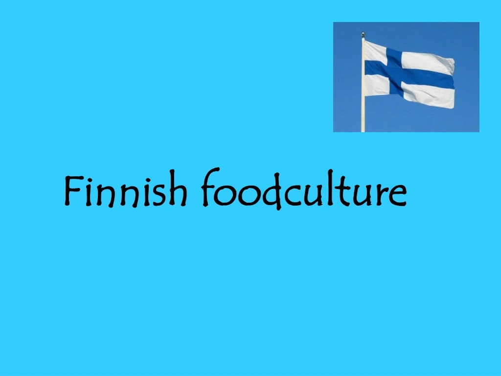 finnish foodculture