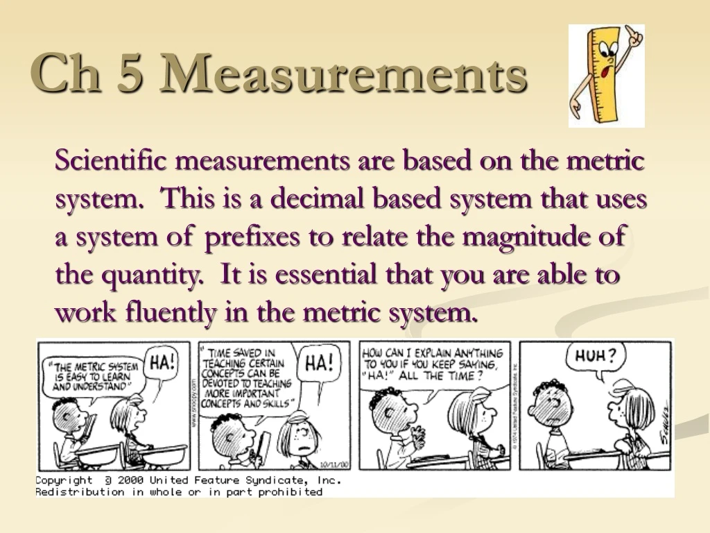 ch 5 measurements