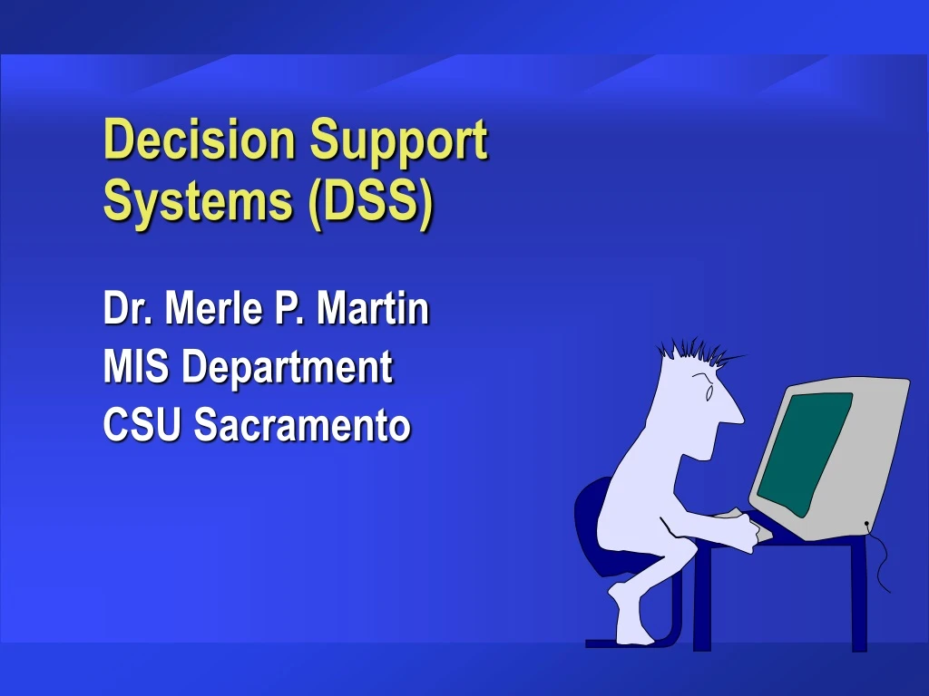 decision support systems dss