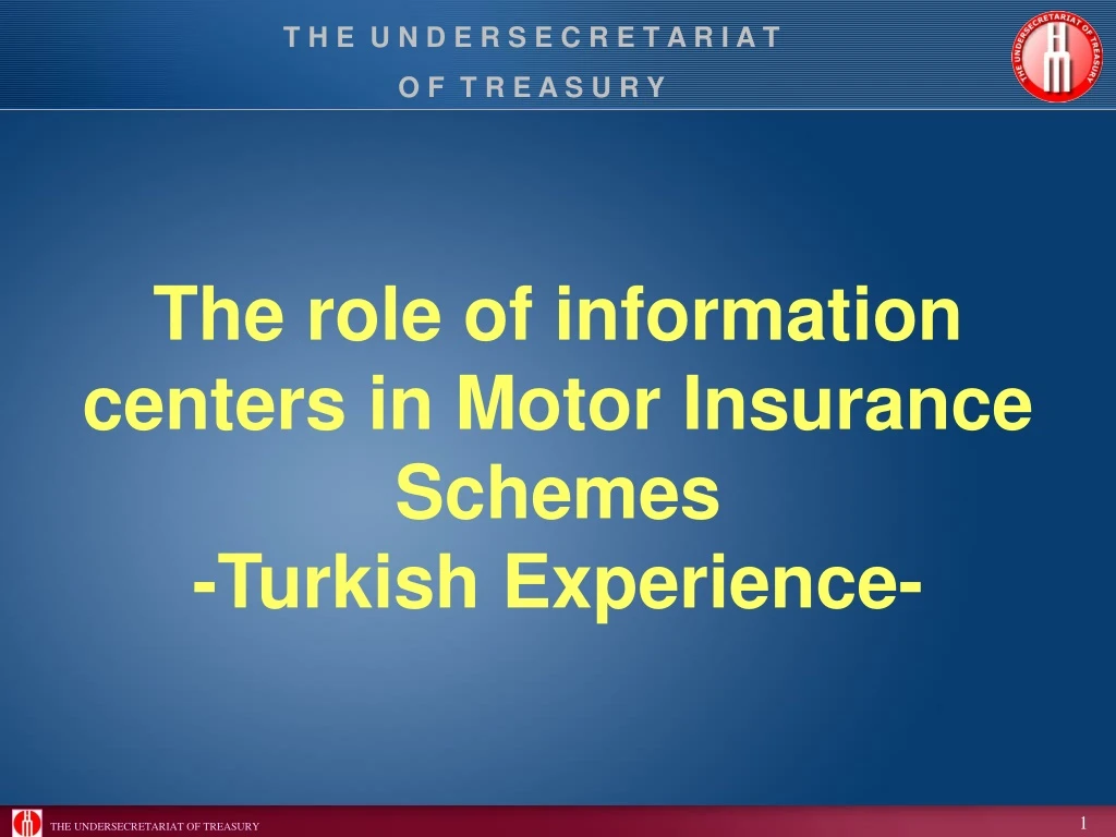 the role of information centers in motor insurance schemes turkish experience