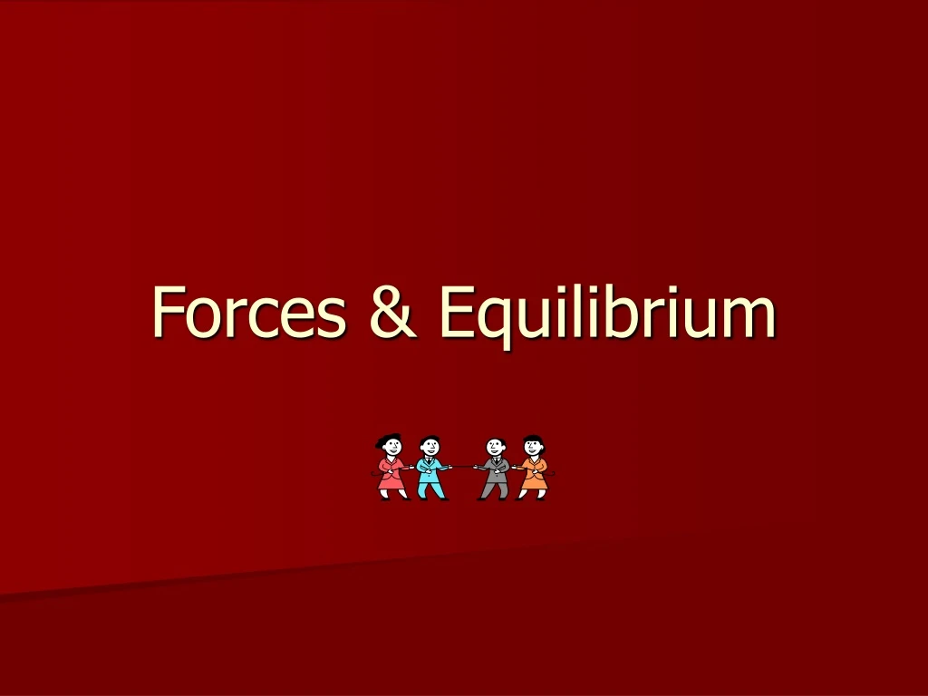 forces equilibrium