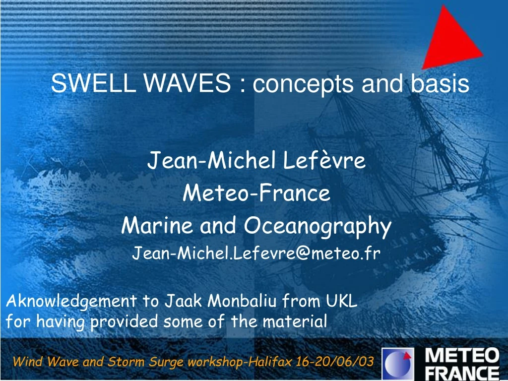 swell waves concepts and basis