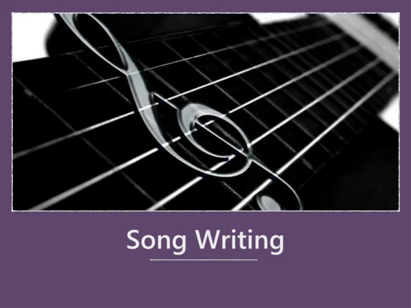 Song Writing