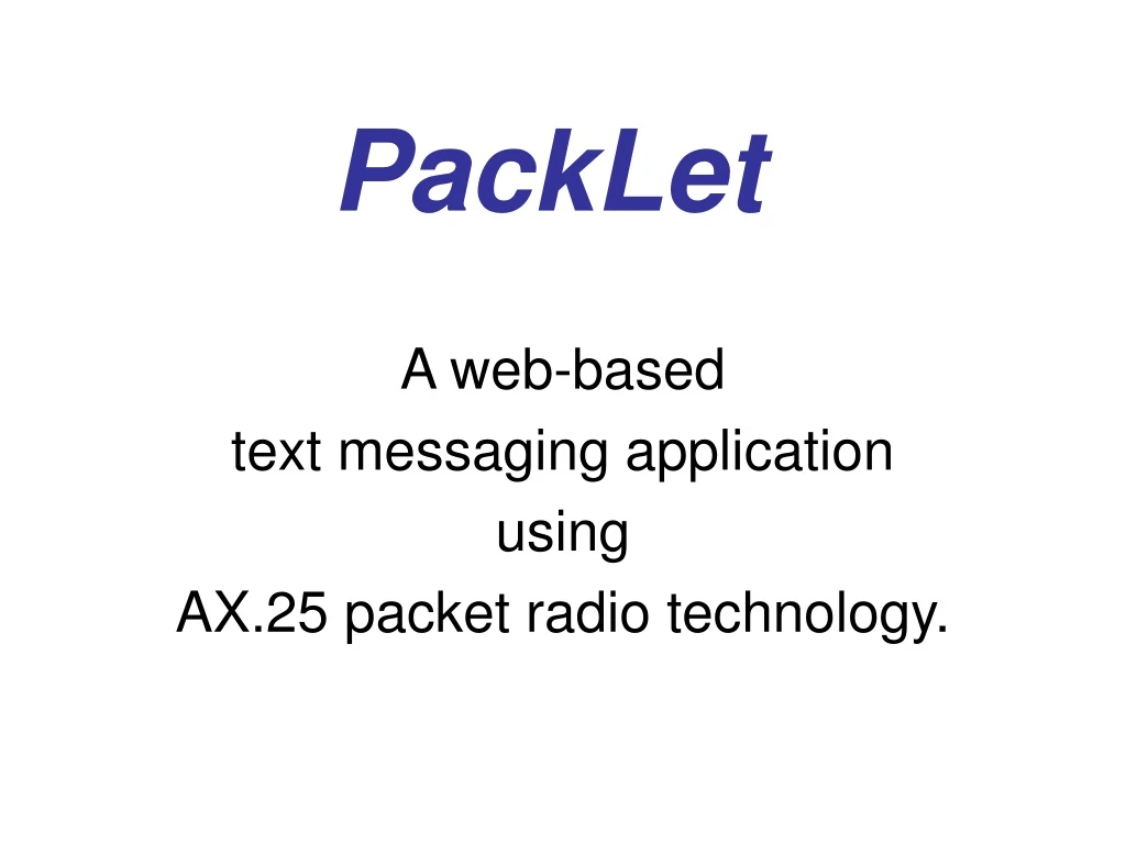 packlet