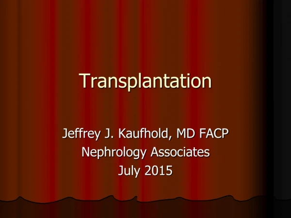 Transplantation