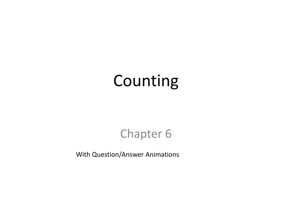 counting